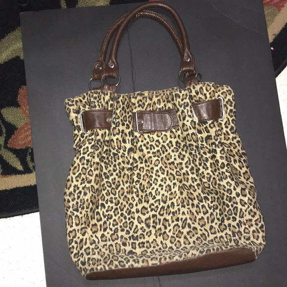Leopard Print Satchel Bag - Picture 6 of 14
